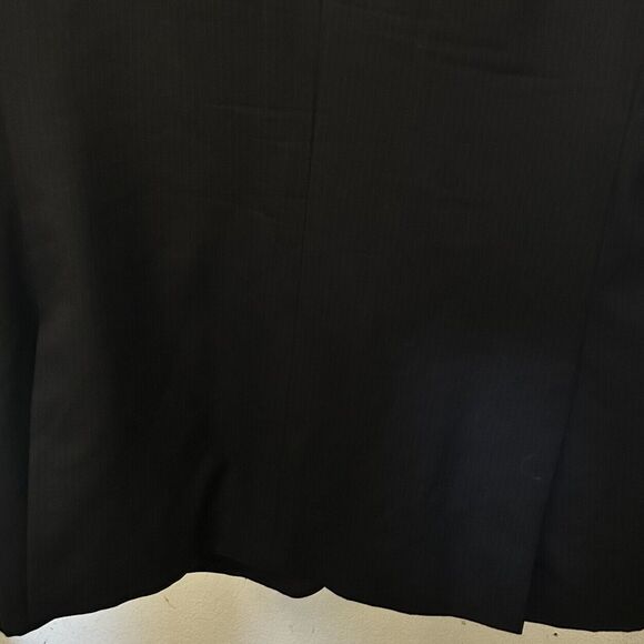 Joseph Abboud Super 120's Black 2 PC Suit 44L/W38 100% Wool USA Made Pant 38x30 - Picture 3 of 13